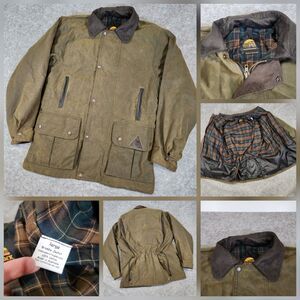 Outback Survival Gear L Brumby Waxed Cotton Oilskin Flannel Lined Jacket Coat